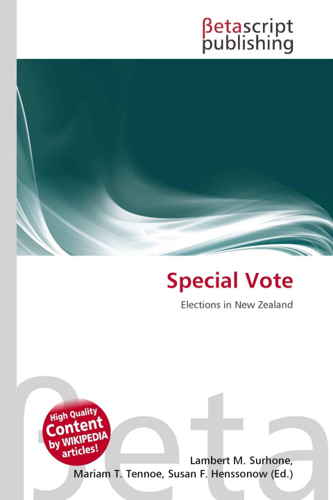 Kniha Special Vote Mariam T. Tennoe