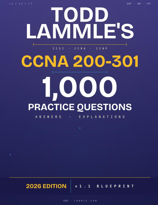 Książka Todd Lammle's CCNA 200-301 Todd Lammle