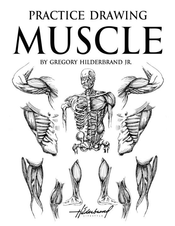 Kniha Practice Drawing Muscles Gregory Hilderbrand Jr.