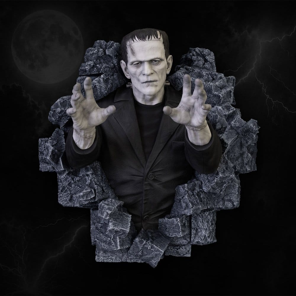 Hra/Hračka Frankenstein Wall Sculpture Classic Horror Edition Lifesize 94 cm 