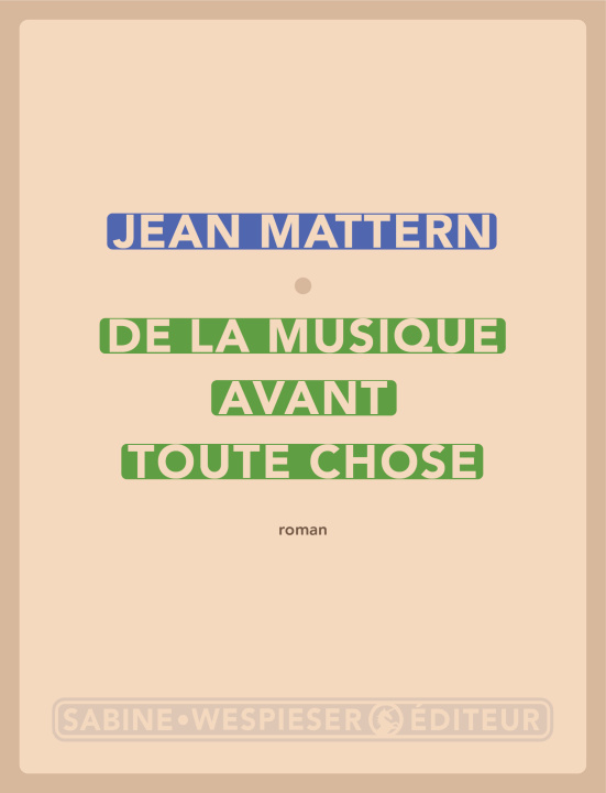 Carte De la musique avant toute chose Mattern