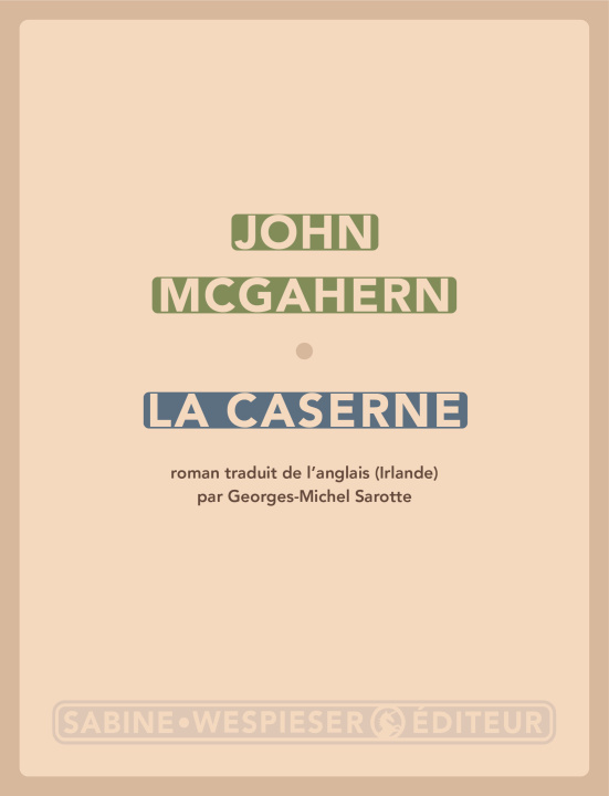 Kniha La Caserne McGahern