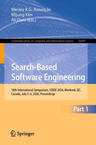 Knjiga Search-Based Software Engineering Wesley K.G. Assunção