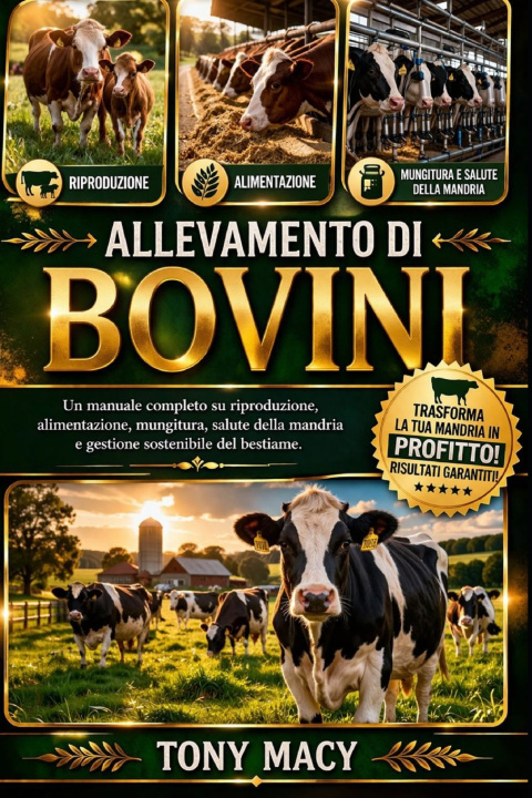 Knjiga ALLEVAMENTO DI BOVINI TONY MACY