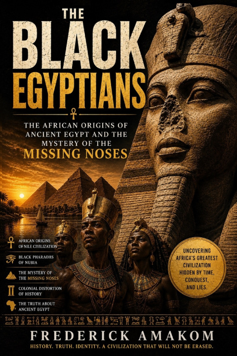 Boek THE BLACK EGYPTIANS Frederick Amakom