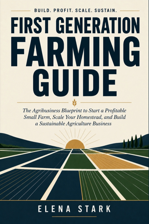 Kniha First Generation Farming Guide Elena Stark