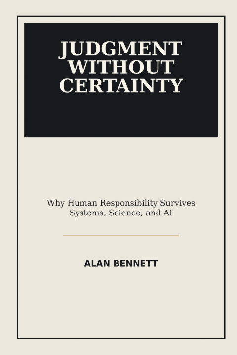 Kniha Judgment Without Certainty Alan Bennett