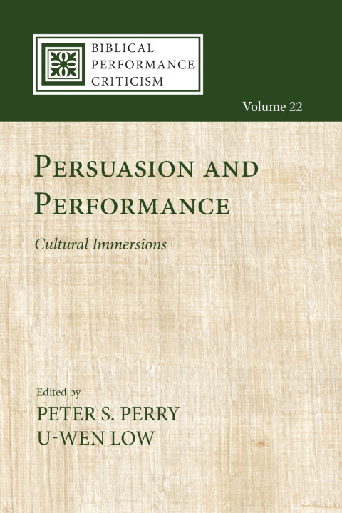 Boek Persuasion and Performance Peter S. Perry