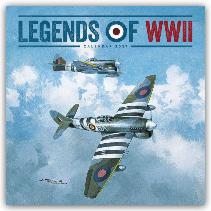 Koledar/Rokovnik Legends of WWII (PFP) Wall Carousel Calendar
