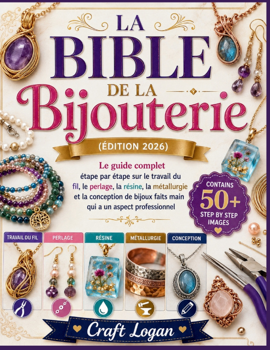 Kniha La Bible de la Bijouterie (Édition 2026) Craft Logan