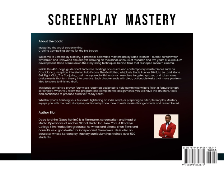 Knjiga Screenplay Mastery Dapo Ibrahim