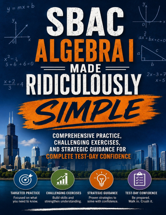 Libro SBAC Algebra I Made Ridiculously Simple Reza Nazari
