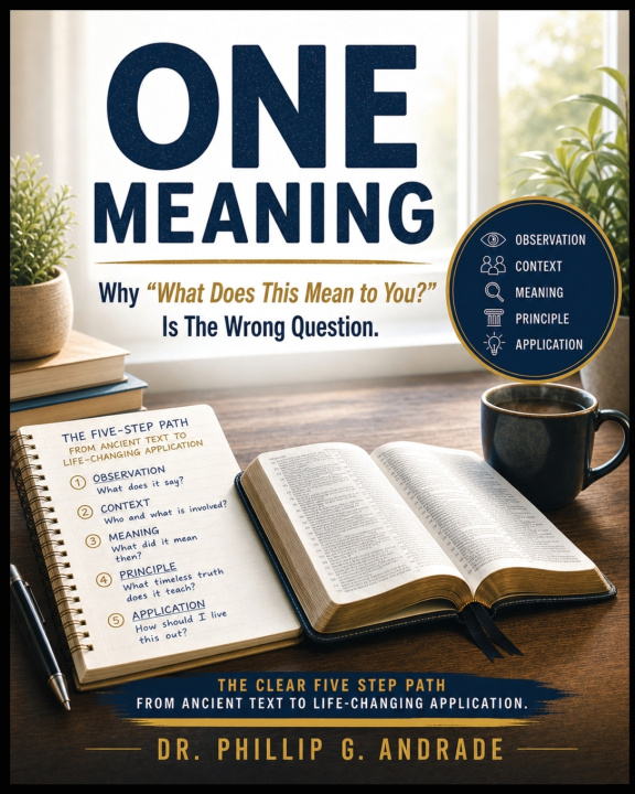 Kniha ONE MEANING Dr. Phillip G Andrade
