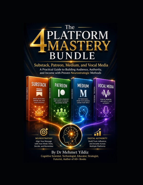 Książka 4 Platform Mastery Bundle for Substack, Patreon, Medium, & Vocal Media Dr Mehmet Yildiz