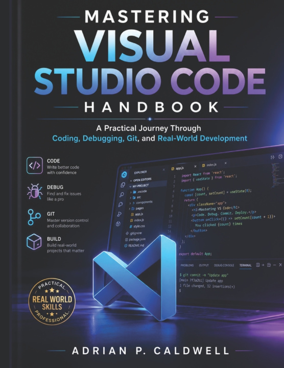 Kniha Mastering Visual Studio Code Handbook ADRIAN P. CALDWELL