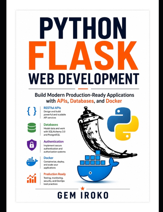 Kniha Python Flask Web Development Gem Iroko