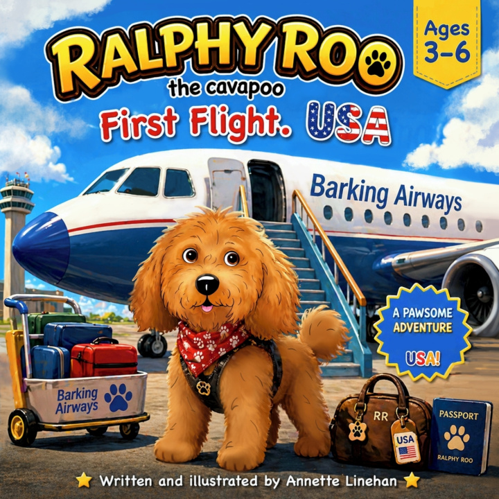Kniha Ralphy Roo The Cavapoo First Flight. USA Annette Linehan