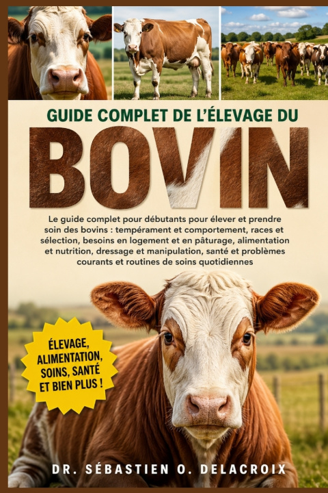Libro GUIDE COMPLET DE L'ÉLEVAGE DU BOVIN DR. SÉBASTIEN O. DELACROIX