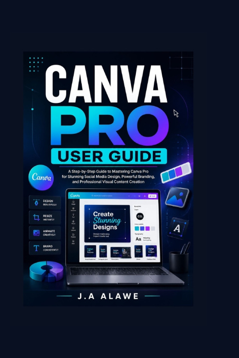 Kniha CANVA PRO USER GUIDE J.A Alawe