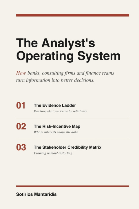 Kniha The Analyst's Operating System Sotirios Mantaridis