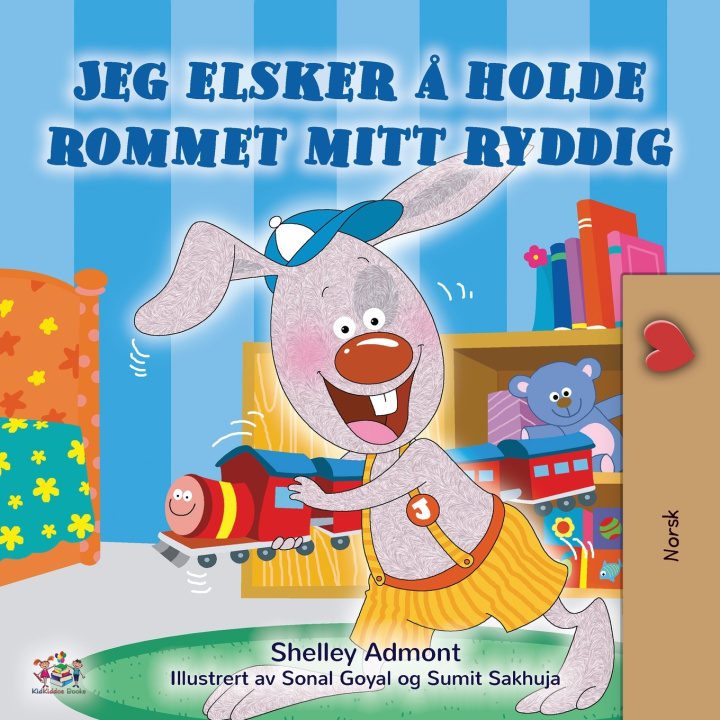 Kniha I Love to Keep My Room Clean (Norwegian Book for Kids) Shelley Admont