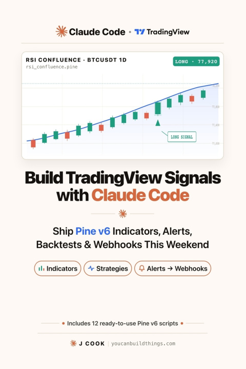 Kniha Build TradingView Signals with Claude Code J Cook