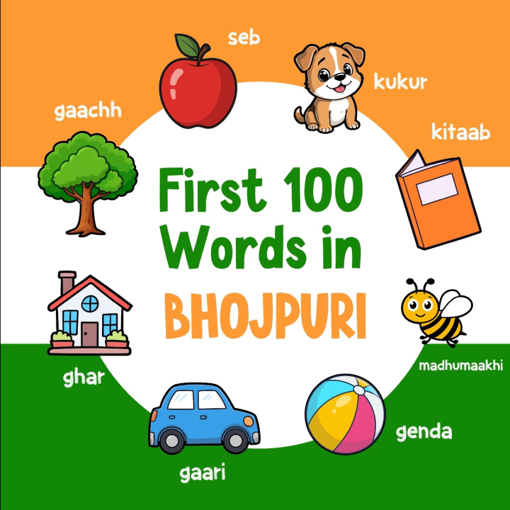 Kniha First 100 Words in Bhojpuri Ahmet Neseli