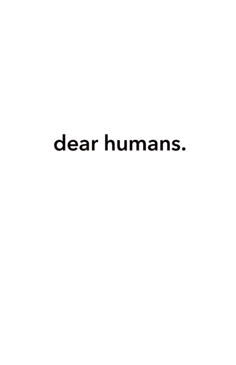 Kniha dear humans. Samuel Strauch