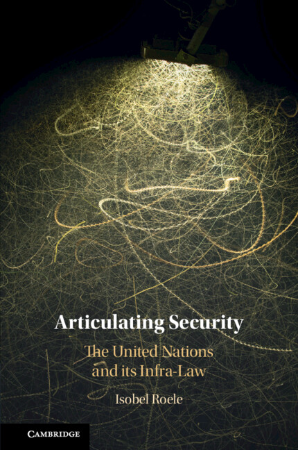 Kniha Articulating Security Isobel Roele