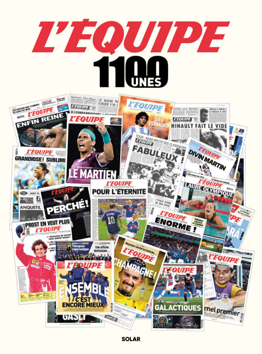 Książka 1 100 Unes de L'Équipe L'Equipe