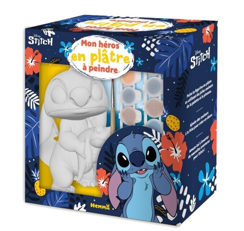 Libro Disney Stitch - Mon héros en plâtre à peindre 