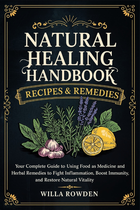 Libro Natural Healing Handbook Recipes & Remedies Willa Rowden