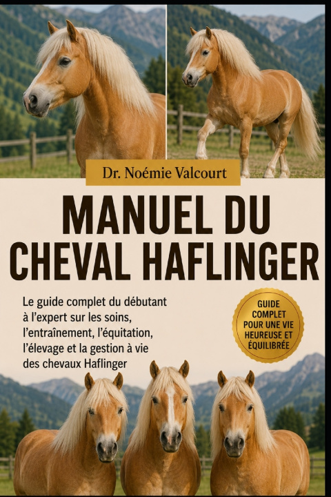 Libro MANUEL DU CHEVAL HAFLINGER Dr. Noémie Valcourt