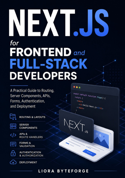 Könyv Next.js for Frontend and Full-Stack Developers Liora Byteforge