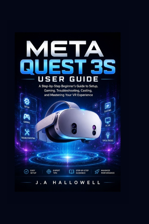 Kniha Meta quest 3s user guide J. A. Hallowell