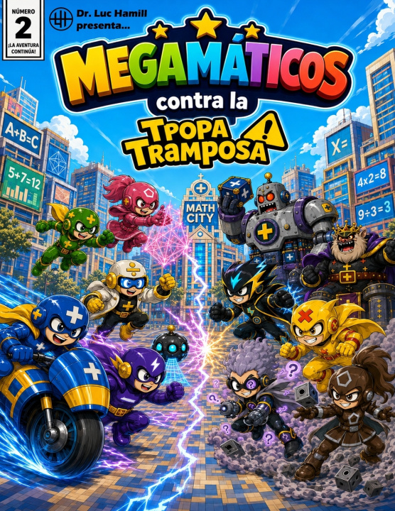 Kniha Megamáticos Luc Hamill