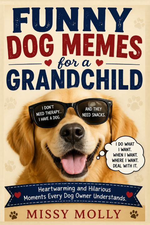 Libro Funny Dog Memes for a Grandchild Missy Molly