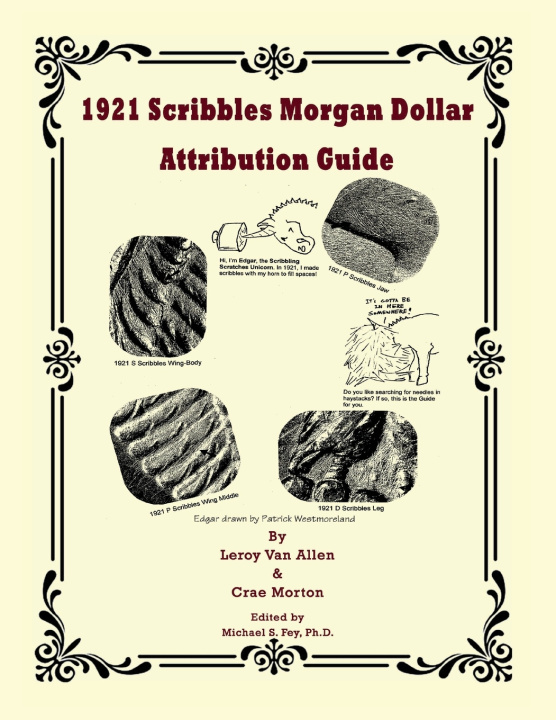 Kniha 1921 Scribbles Morgan Dollar Attribution Guide Leroy Van Allen