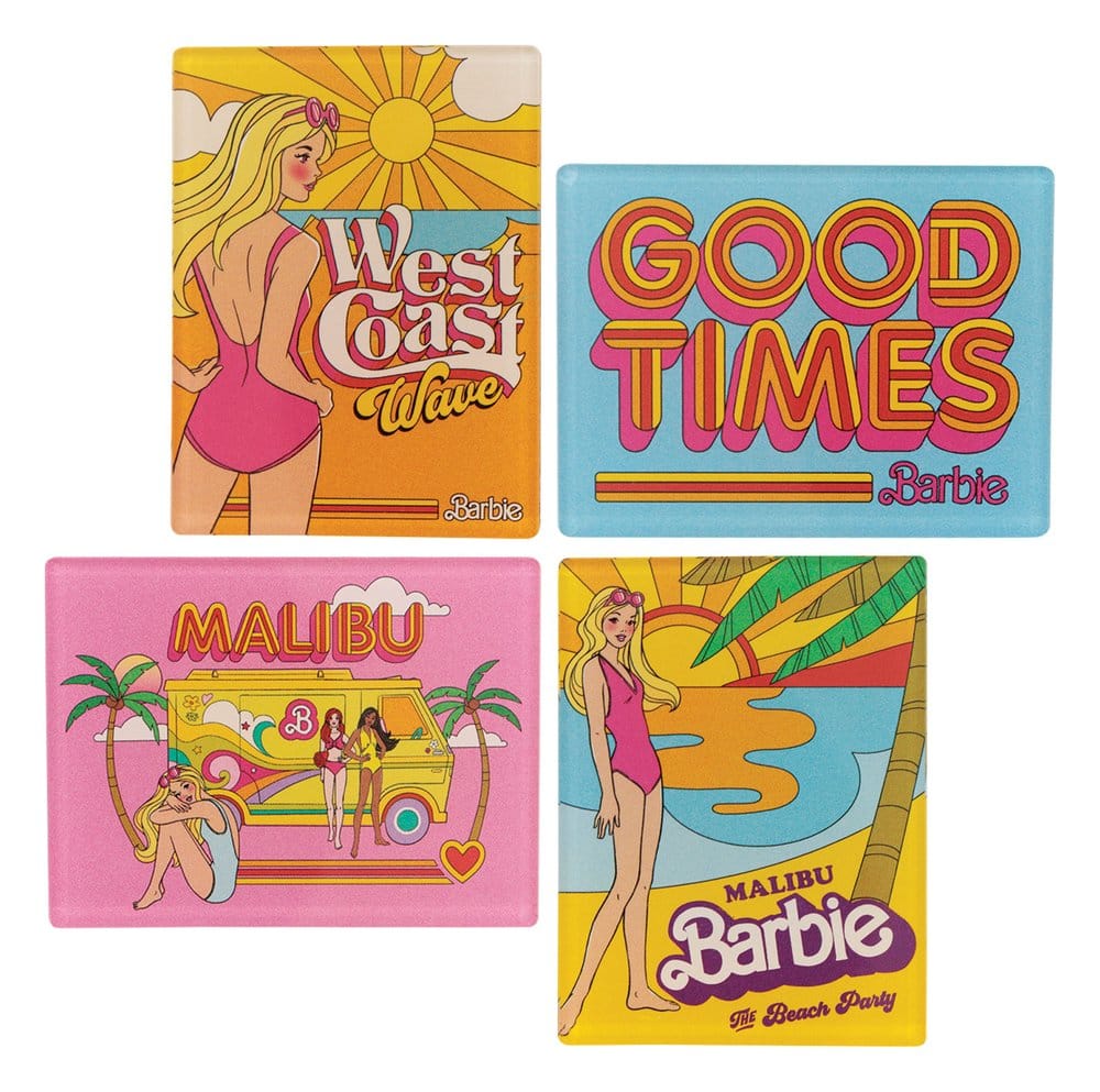 Artículos de papelería Barbie Magnet Set Malibu Barbie 