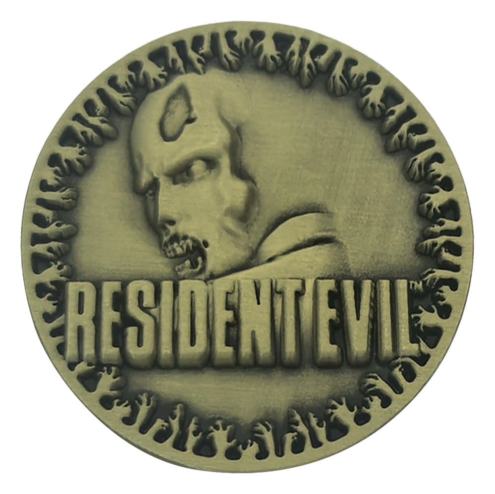 Papier- und Schreibwaren Resident Evil Collectable Coin 30th Anniversary Antique Brass 