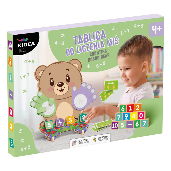 Kniha Tablica do liczenia Miś Kidea 