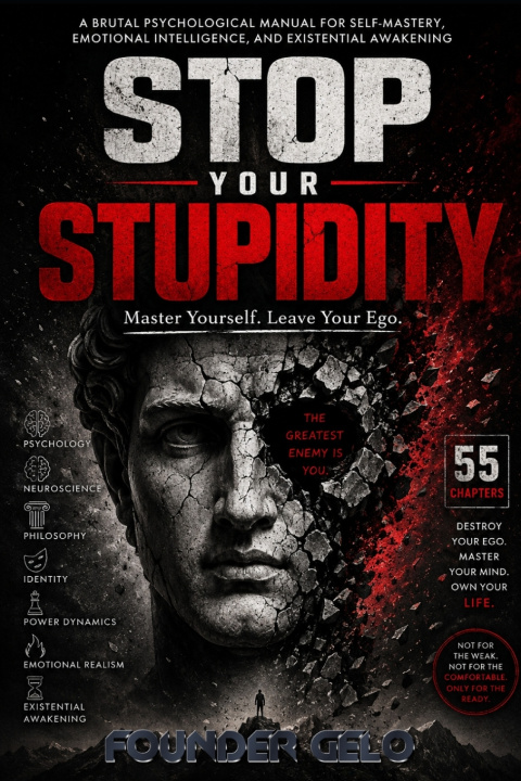 Βιβλίο STOP YOUR STUPIDITY Founder Gelo