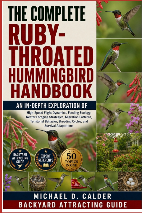 Book THE COMPLETE RUBY-THROATED HUMMINGBIRD HANDBOOK Michael D. Calder