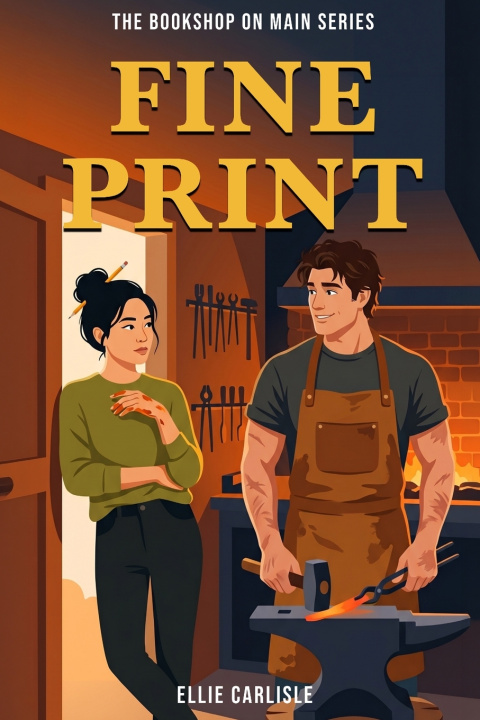 Boek Fine Print Ellie Carlisle