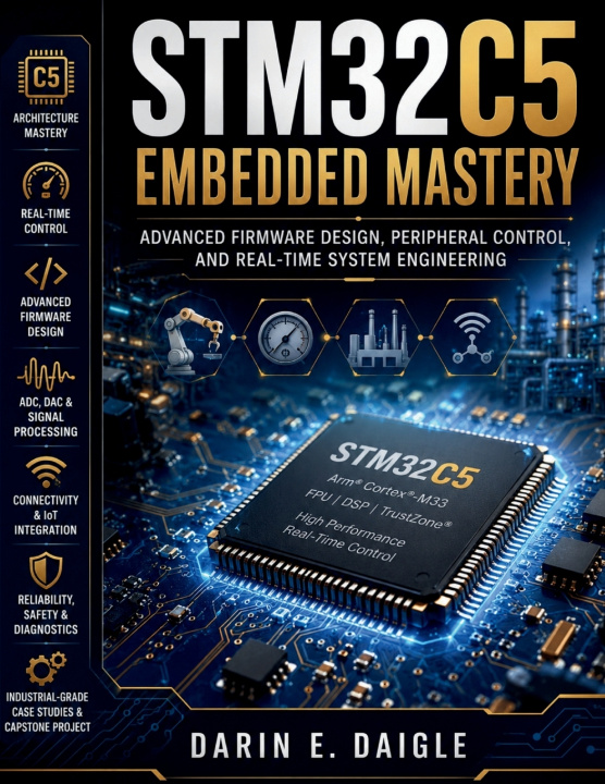 Kniha STM32C5 Embedded Mastery Darin E. Daigle