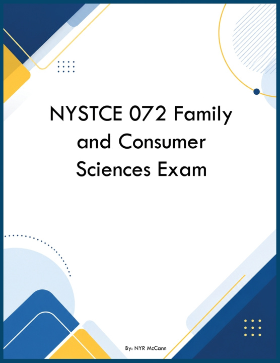 Libro NYSTCE 072 Family and Consumer Sciences Exam NYR McCann