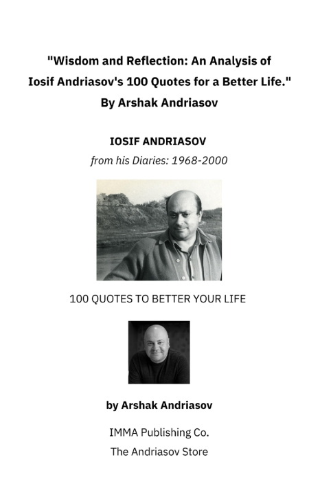 Kniha Wisdom and Reflection Arshak Andriasov