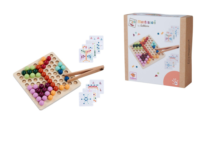 Hra/Hračka EH Montessori Sortierperlen 