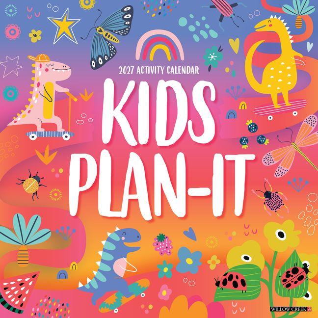 Calendario/Agenda Kid's Plan It Calendar 2027 12 X 12 Wall Calendar Willow Creek Press