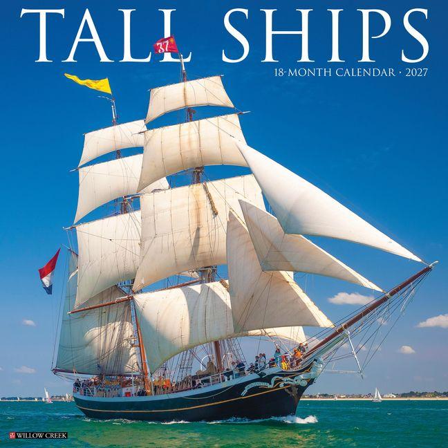 Kalendár/Diár Tall Ships 2027 12 X 12 Wall Calendar 
